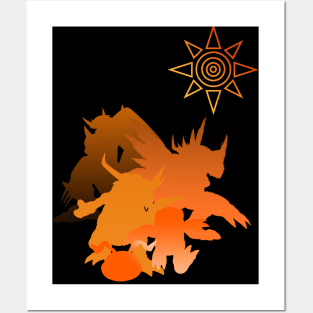 Digimon Crest of Courage Posters and Art